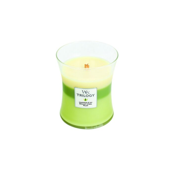 Woodwick Medium Jar Trilogy - Garden Oasis